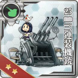 舰队CollectionNO.25mm三連裝機銃