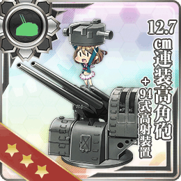 舰队CollectionNO.12.7cm連裝高角砲+高射裝置